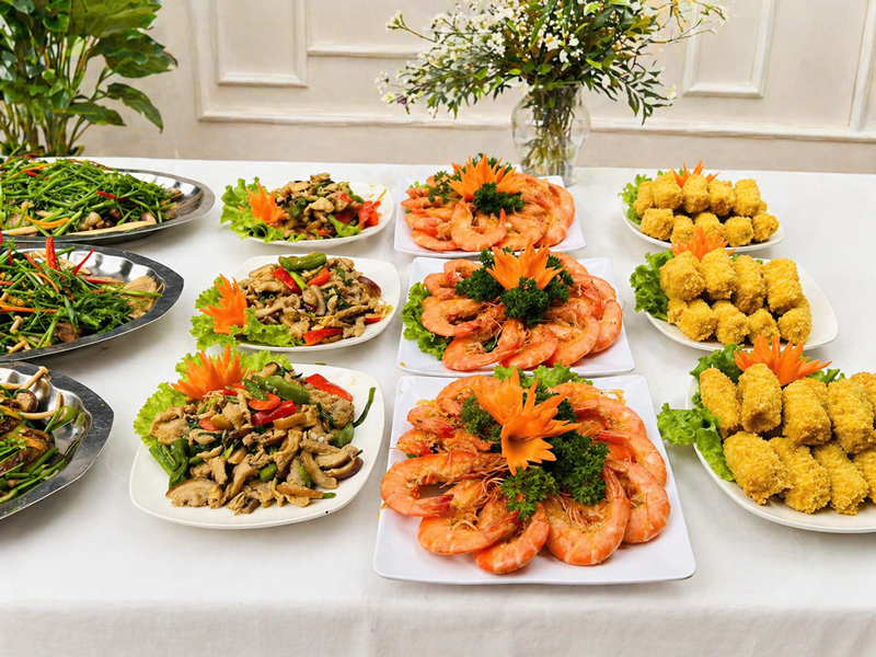 Cách tính giá tiệc đám hỏi theo mâm