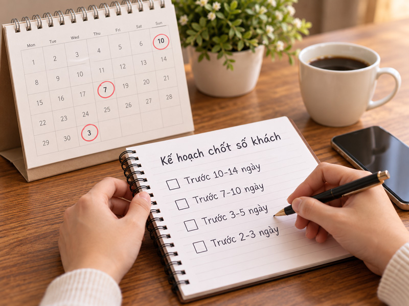 Khi nào nên chốt số khách tiệc thôi nôi