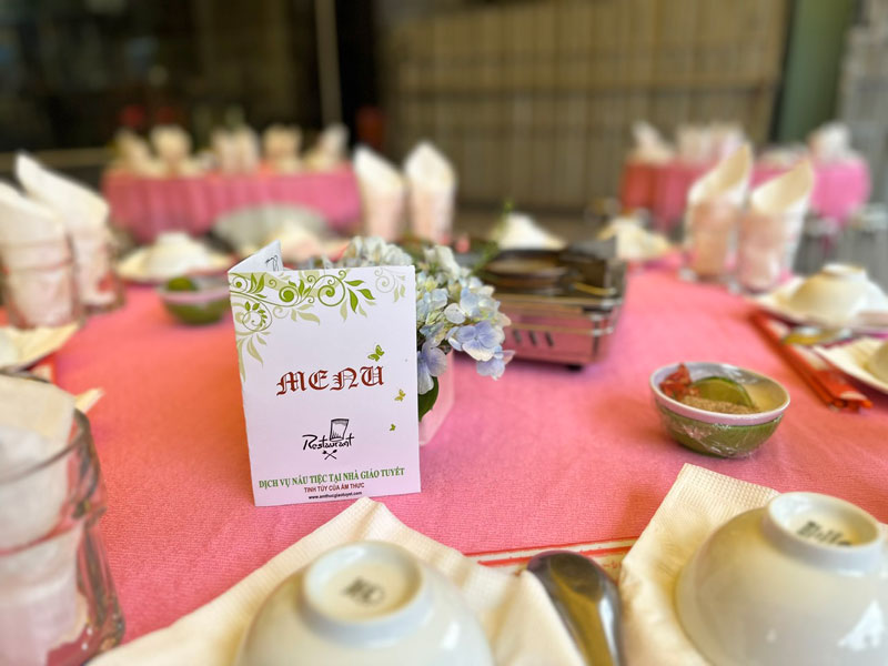 Dịch vụ đặt tiệc tại nhà