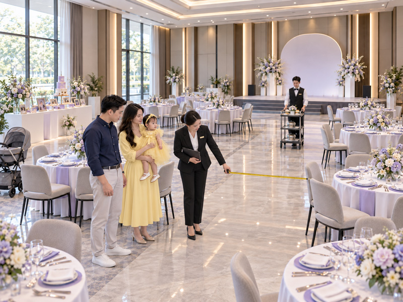 Tiêu chí chọn địa điểm tổ chức thôi nôi