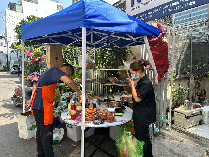 Dịch vụ Nấu tiệc thôi nôi tại nhà