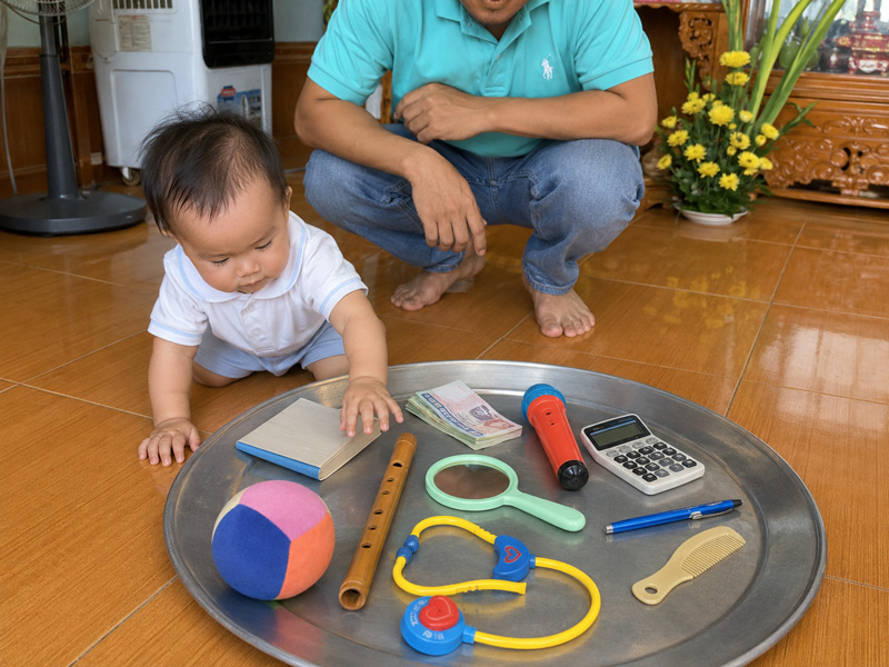 Đồ bốc thôi nôi cho bé nên chuẩn bị những gì