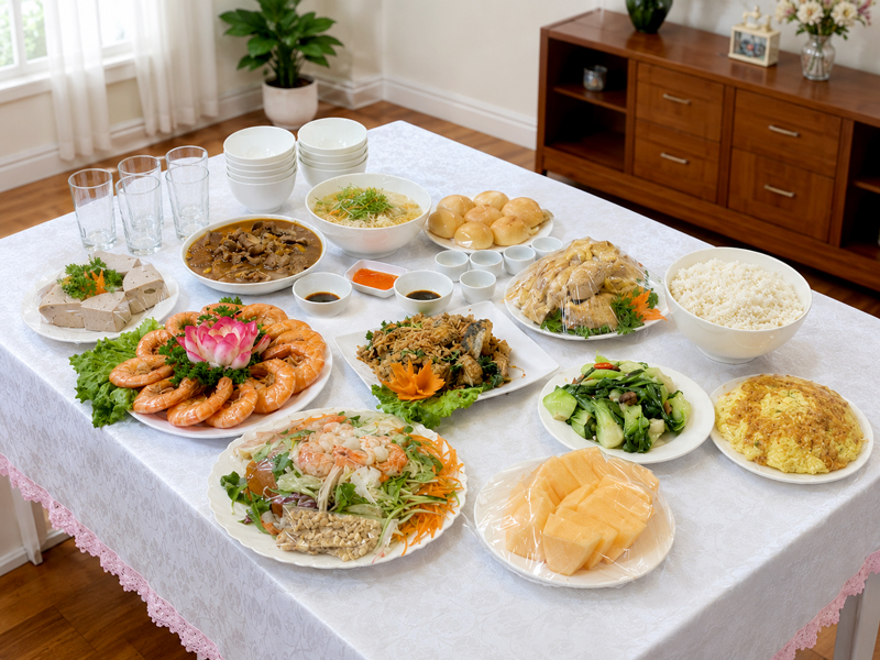 Kinh nghiệm đặt tiệc tân gia tại nhà