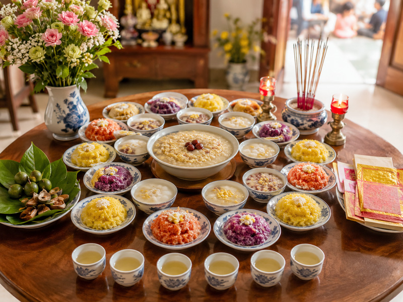 Lễ vật cúng thôi nôi đầy đủ gồm những gì