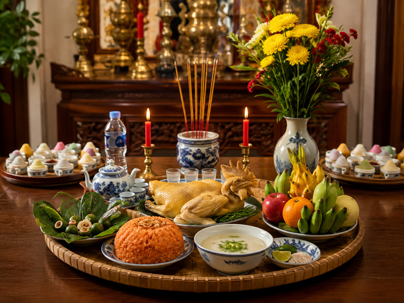 Lễ vật cúng thôi nôi đầy đủ gồm những gì