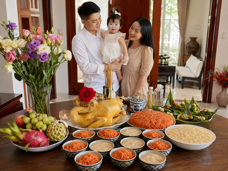 Mâm cúng thôi nôi miền Nam thường có những gì