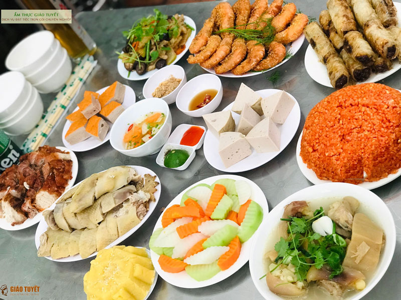 Món ngon đãi tiệc cưới miền bắc