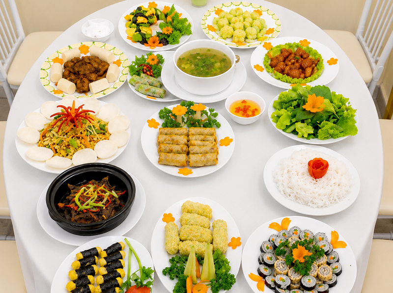 Vì sao nhiều người chọn nấu tiệc chay tại nhà