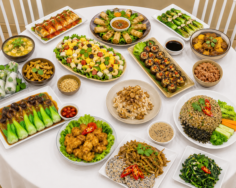 Phát sinh thêm khách trong tiệc chay xử lý sao