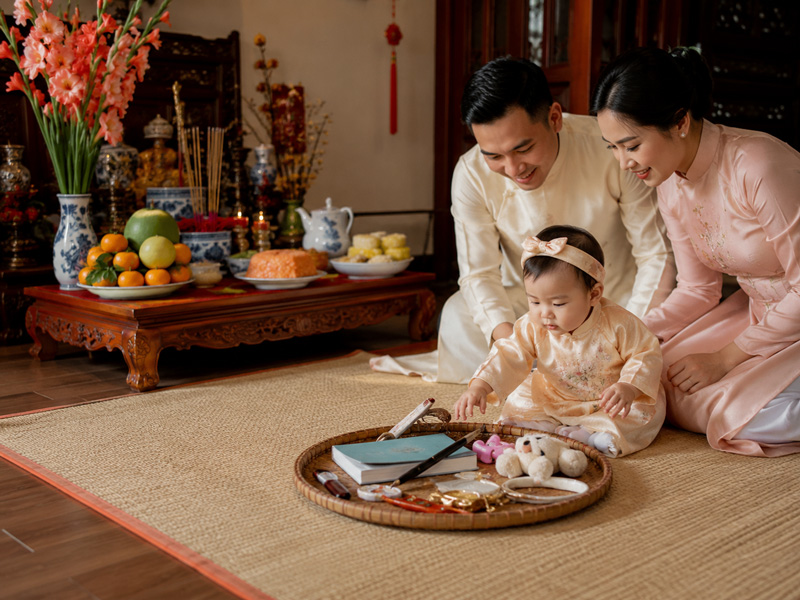 Thôi nôi có phải sinh nhật đầu tiên của bé không