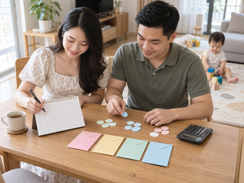 Cách tổ chức thôi nôi tại nhà đơn giản mà đầy đủ