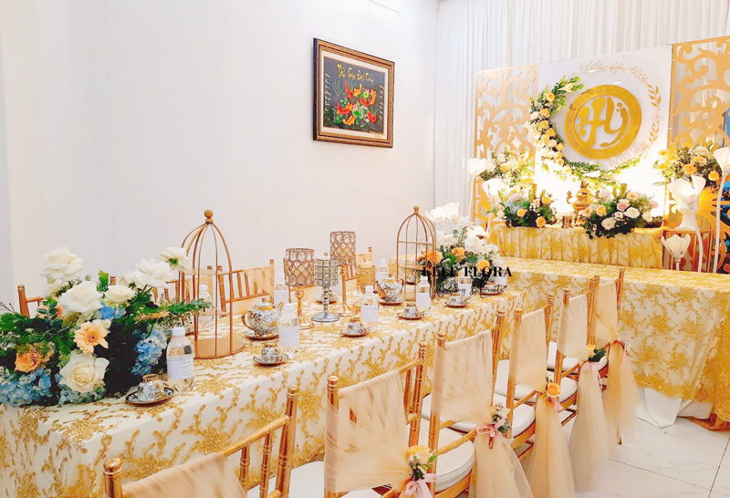 Dịch vụ trang trí gia tiên nhà trai đúng nghi thức