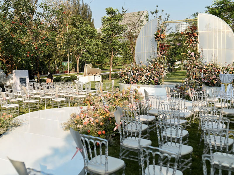 Những sai lầm khi trang trí tiệc cưới sân vườn nhiều người mắc phải