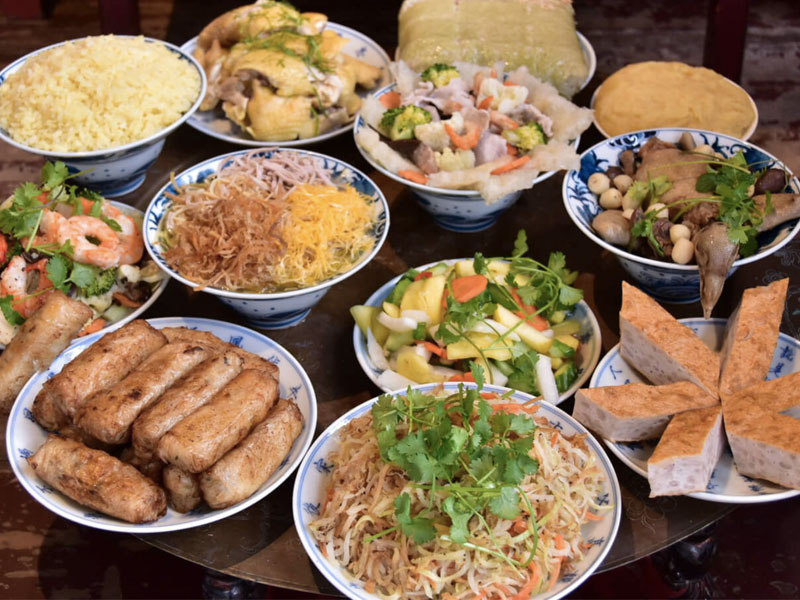 Các món cỗ cưới miền Bắc truyền thống theo mùa