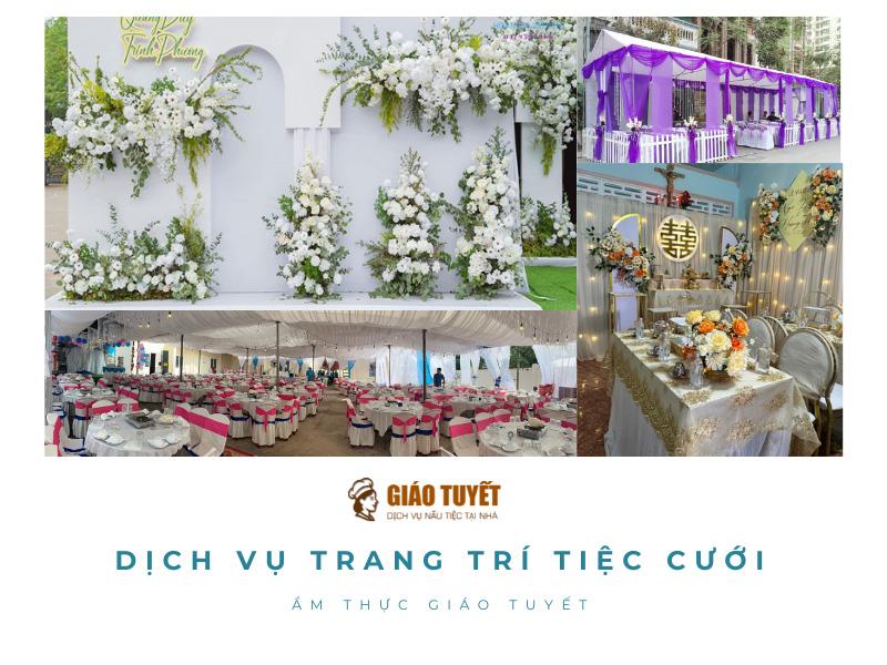 Trang trí tiệc cưới