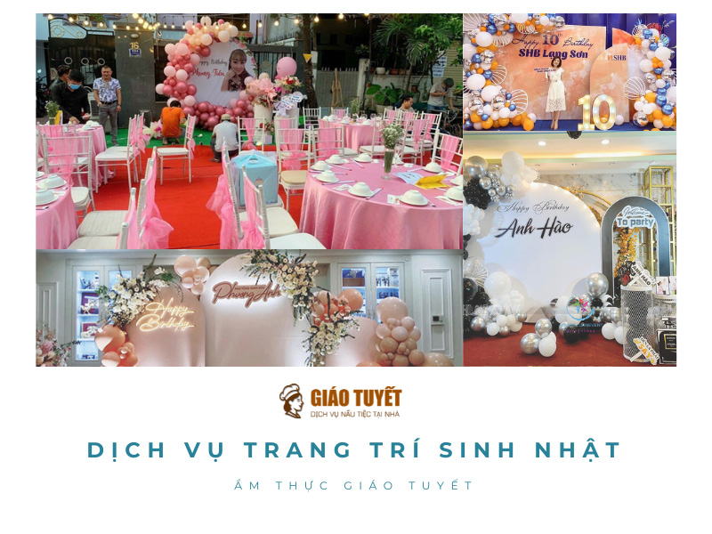 Trang trí tiệc sinh nhật