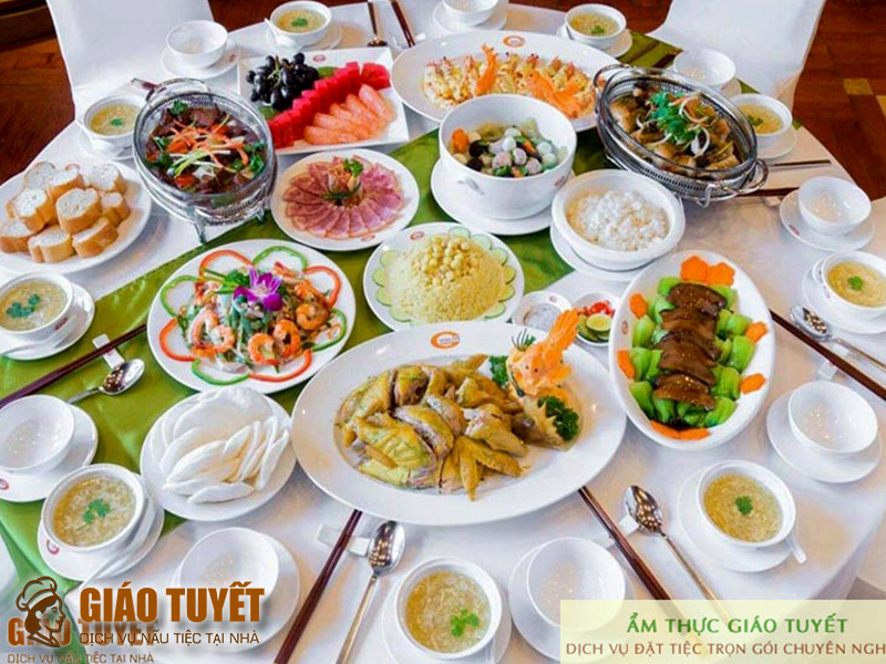 5 thực đơn đám cưới 6 món phù hợp đãi tiệc tại nhà