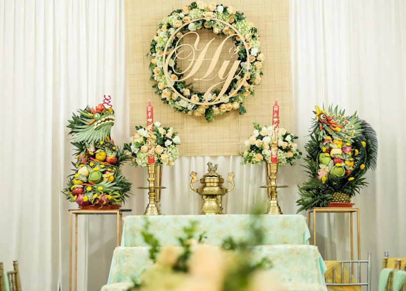 Cách trang trí đám hỏi tại nhà ấn tượng cho ngày trọng đại