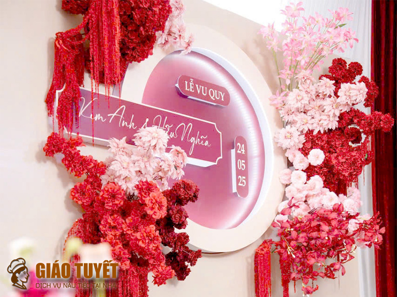 Dịch vụ trang trí đám cưới tại nhà chuyên nghiệp