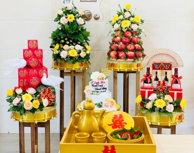 Thumbnail Nghệ thuật trang trí mâm quả đám hỏi tinh tế và ý nghĩa