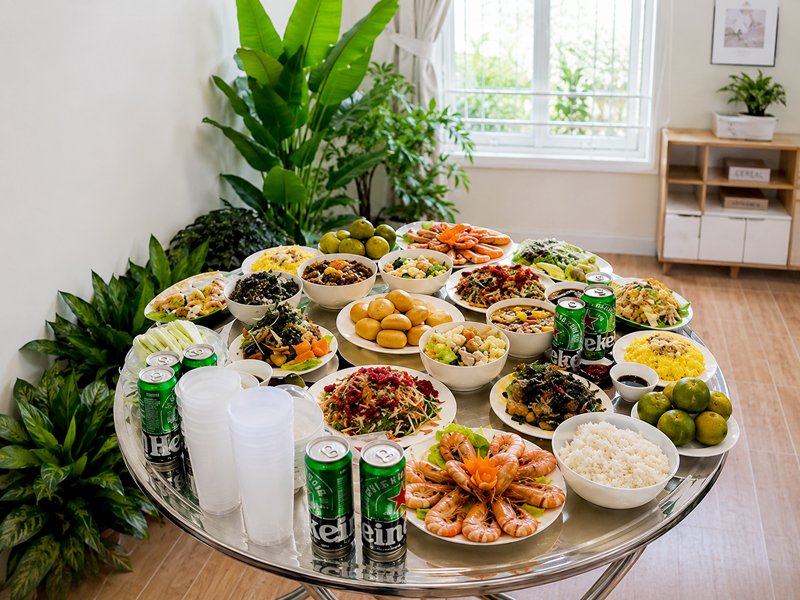 Kinh nghiệm đặt tiệc tân gia tại nhà