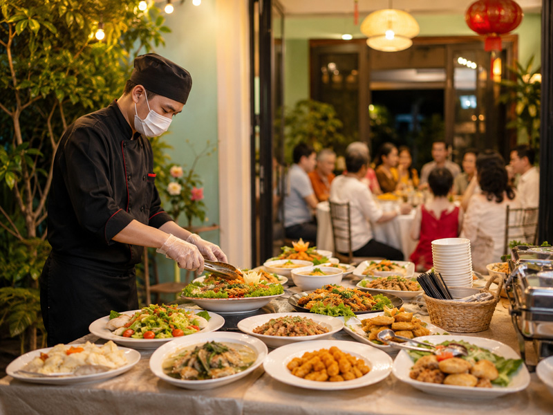 Lợi ích khi thuê nấu tiệc tất niên tại nhà