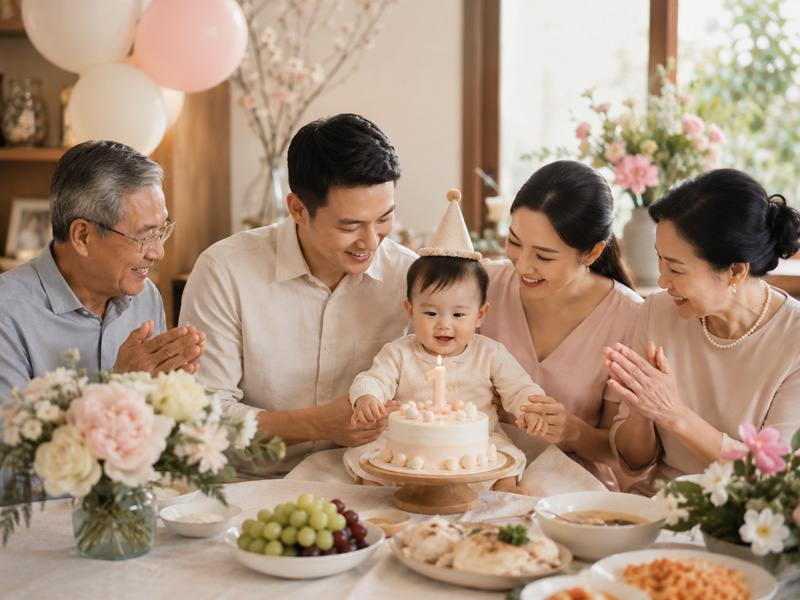 Ý nghĩa tiệc thôi nôi và vai trò khác với lễ cúng