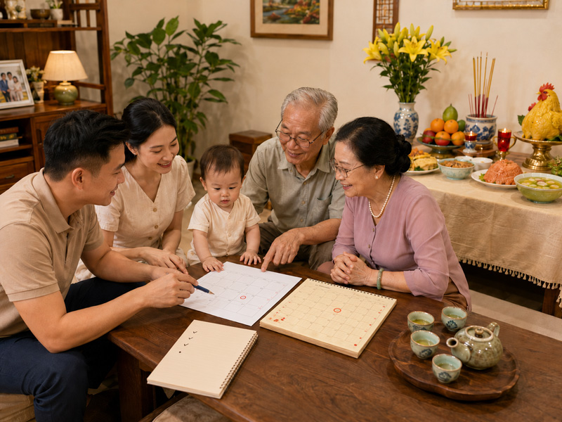 Cúng thôi nôi có cần đúng ngày sinh của bé