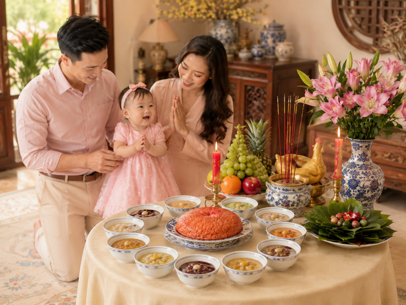 Phong tục cúng thôi nôi ở Việt Nam có gì đặc trưng?