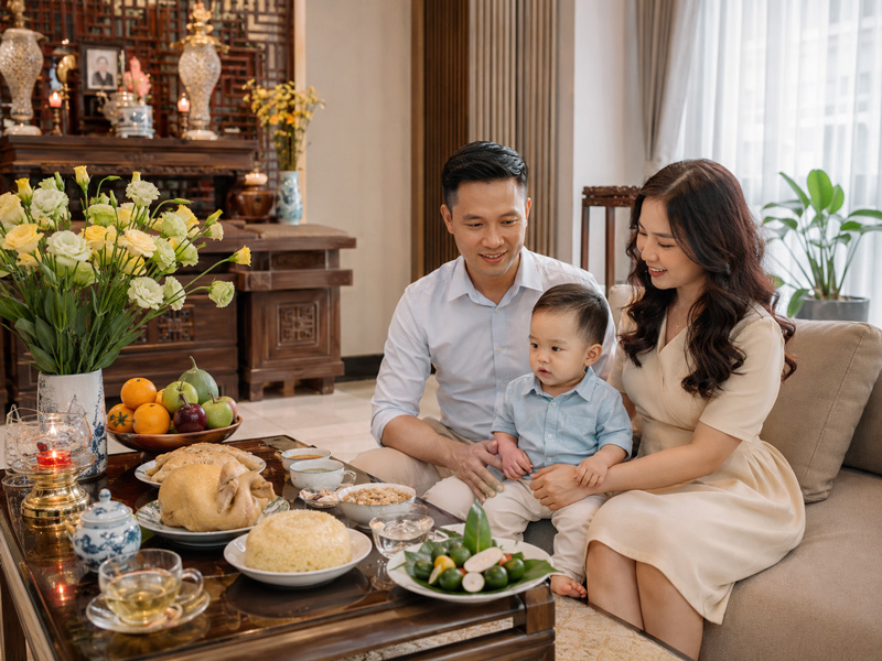 Mâm cúng thôi nôi bé trai gồm những lễ vật nào