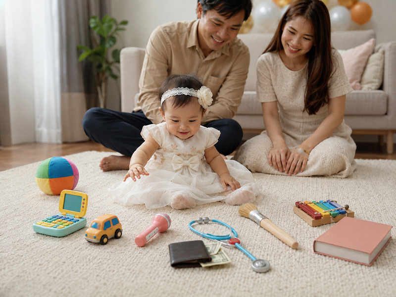 Cách bốc đồ thôi nôi cho bé theo đúng nghi thức