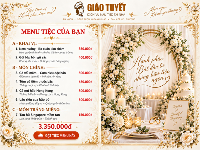 Thực đơn tự chọn