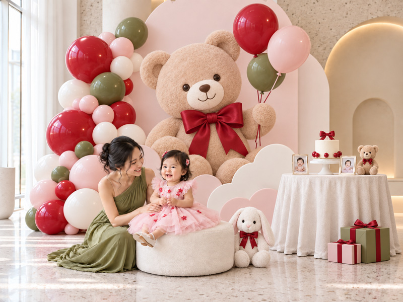 Trang trí thôi nôi bé gái theo concept và màu sắc nào