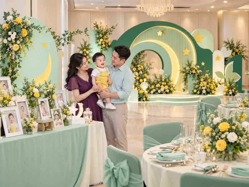 Trang trí thôi nôi nên bắt đầu từ concept nào
