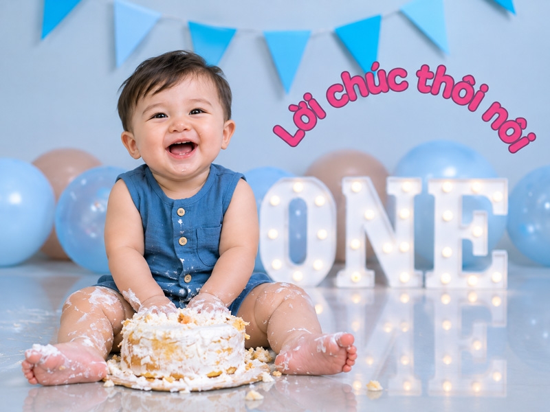 Cách viết lời chúc thôi nôi cho bé