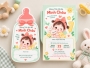 Thiệp thôi nôi bé gái nên thiết kế theo phong cách nào