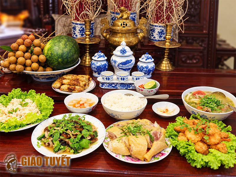 Mâm cơm cúng giỗ nên có những món nào?
